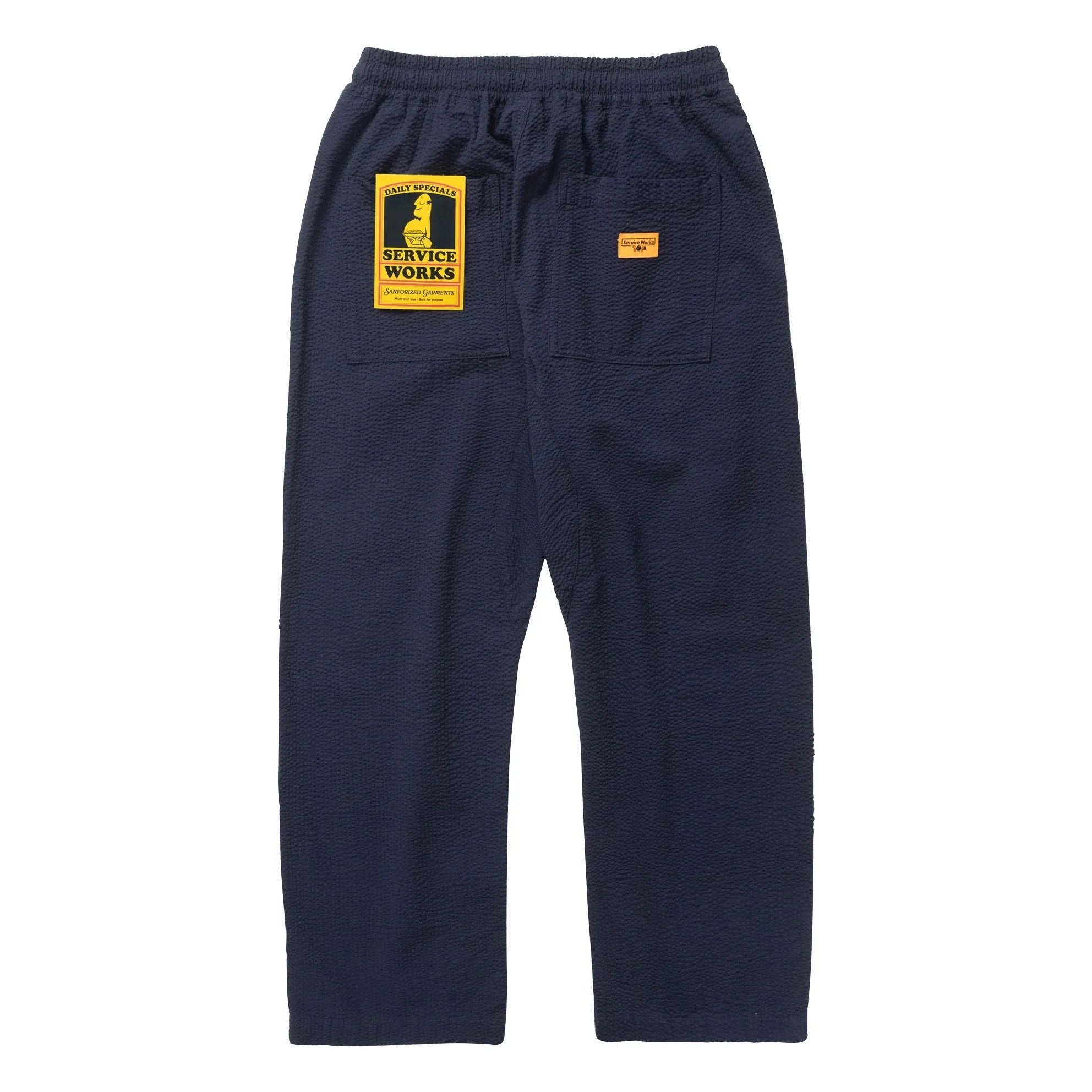 Service Works - Chef Seersucker Pants | Dark Blue