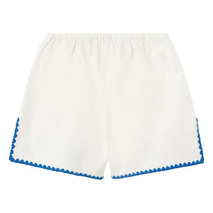 Tinycottons - Short Swans Linen | White