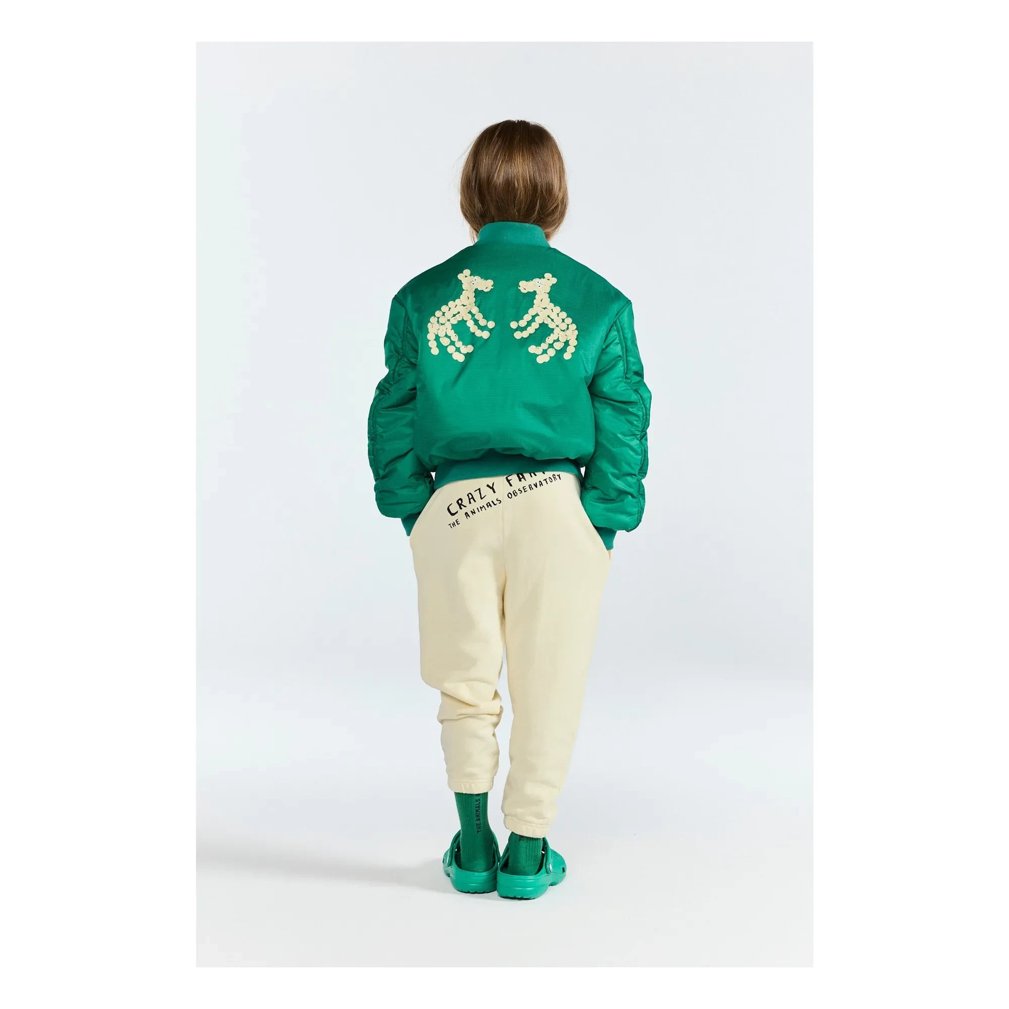 The Animals Observatory - Panda Bomber Recycled Fiber | Green
