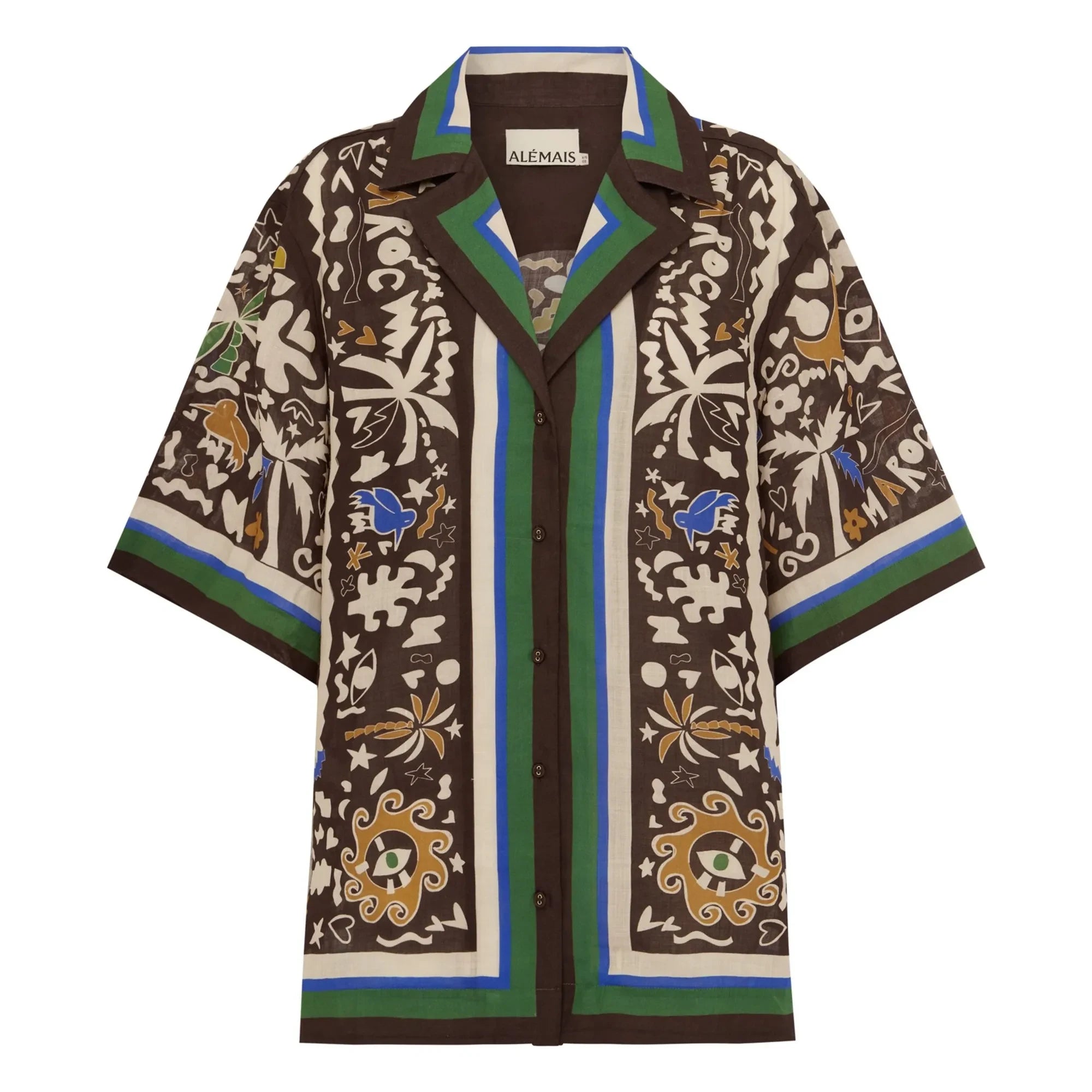 Alémais - Moroccan Shirt | Brown