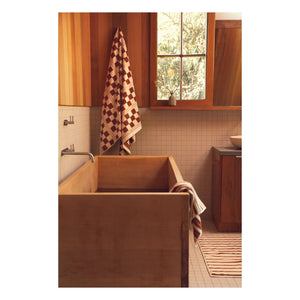 Baina - Echo banyo paspası | Terracotta