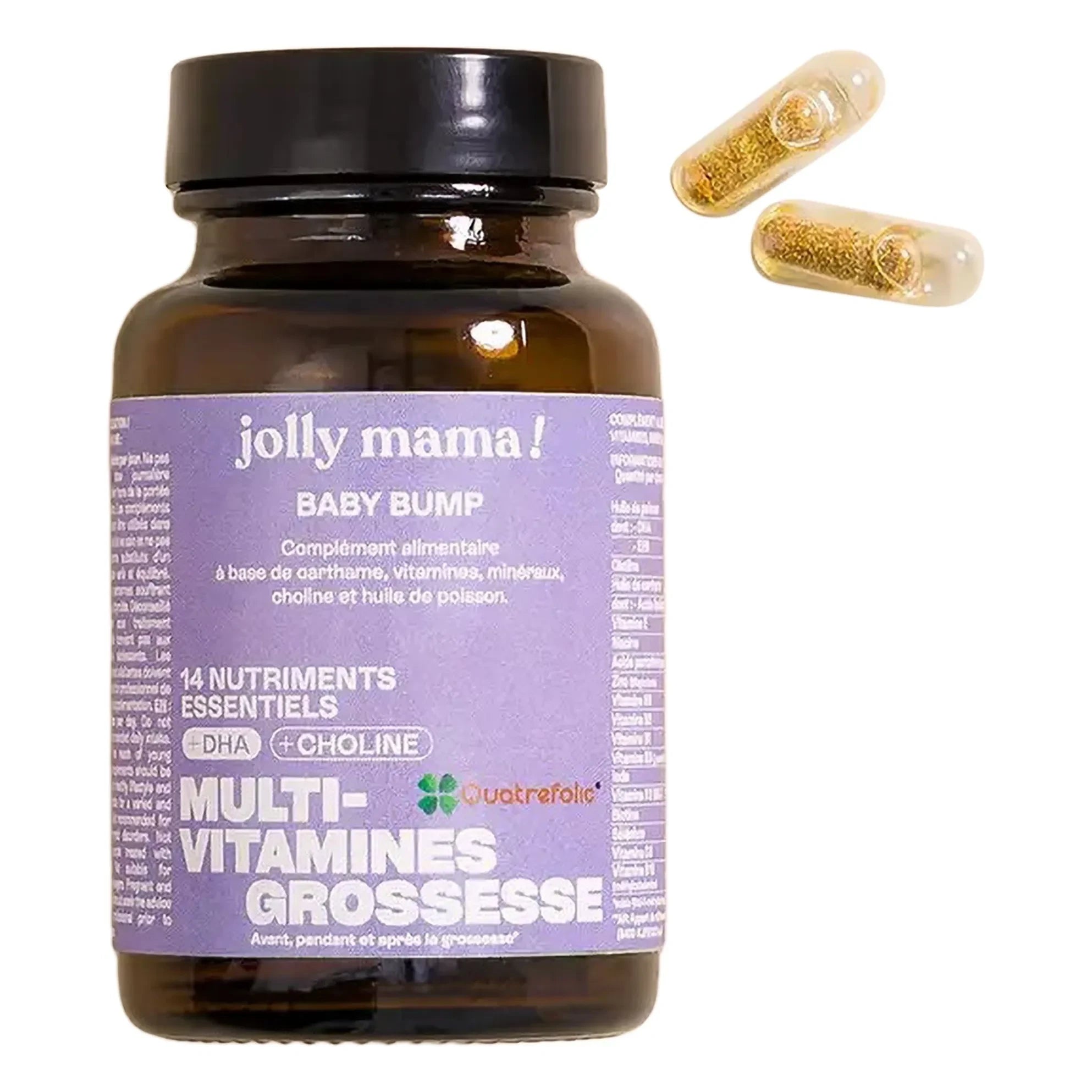 Jolly Mama - Babybump Multivitamin Supplement - 60 Capsules