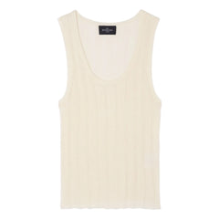 Bompard - Ribbed Tank Top | Cream