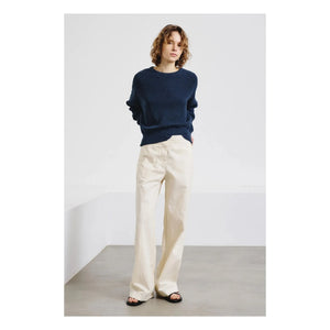 Pomandère - Cotton Gabardine Pants | Cream