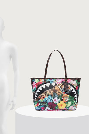 Sprayground - Black Forest-Print Women's Shopping Bag 910T9391NSZ