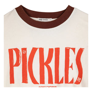 Bobo Choses - Color Block Organic Cotton T-Shirt | Cream