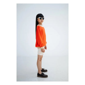 Repose AMS - Polka dot cycling shorts made from recycled fibers | Off-white