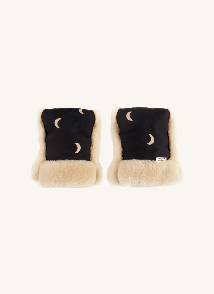 BINIBAMBA - Coated Sheepskin Stroller Gloves - Binibamba x Organic Zoo | Moon