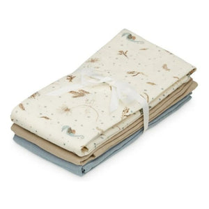 Cam Cam - Sea Garden Cloths - Set of 3 | Blue