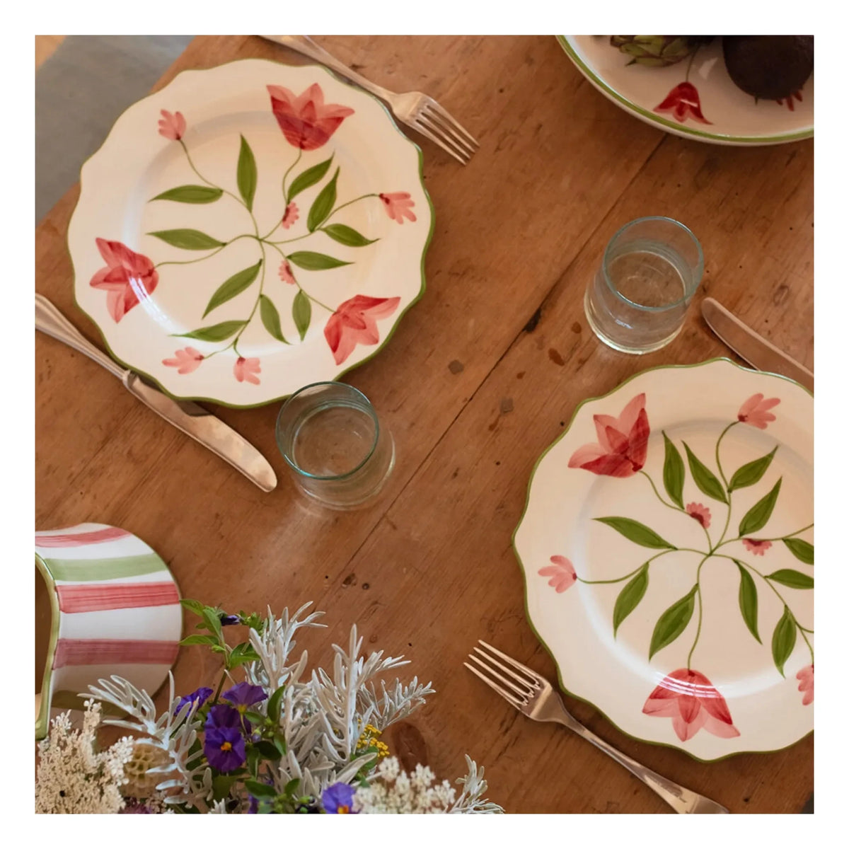 Denise - Romy plate 27 cm | Pink