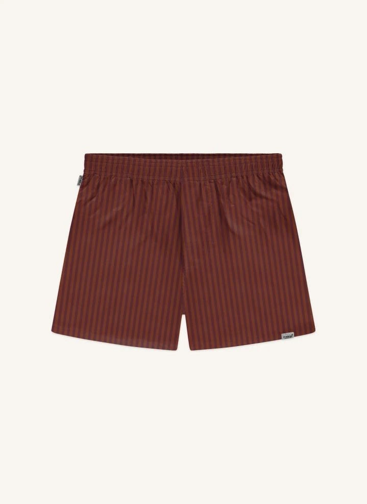 Pockies - Striped Boxer Shorts | Red Ochre