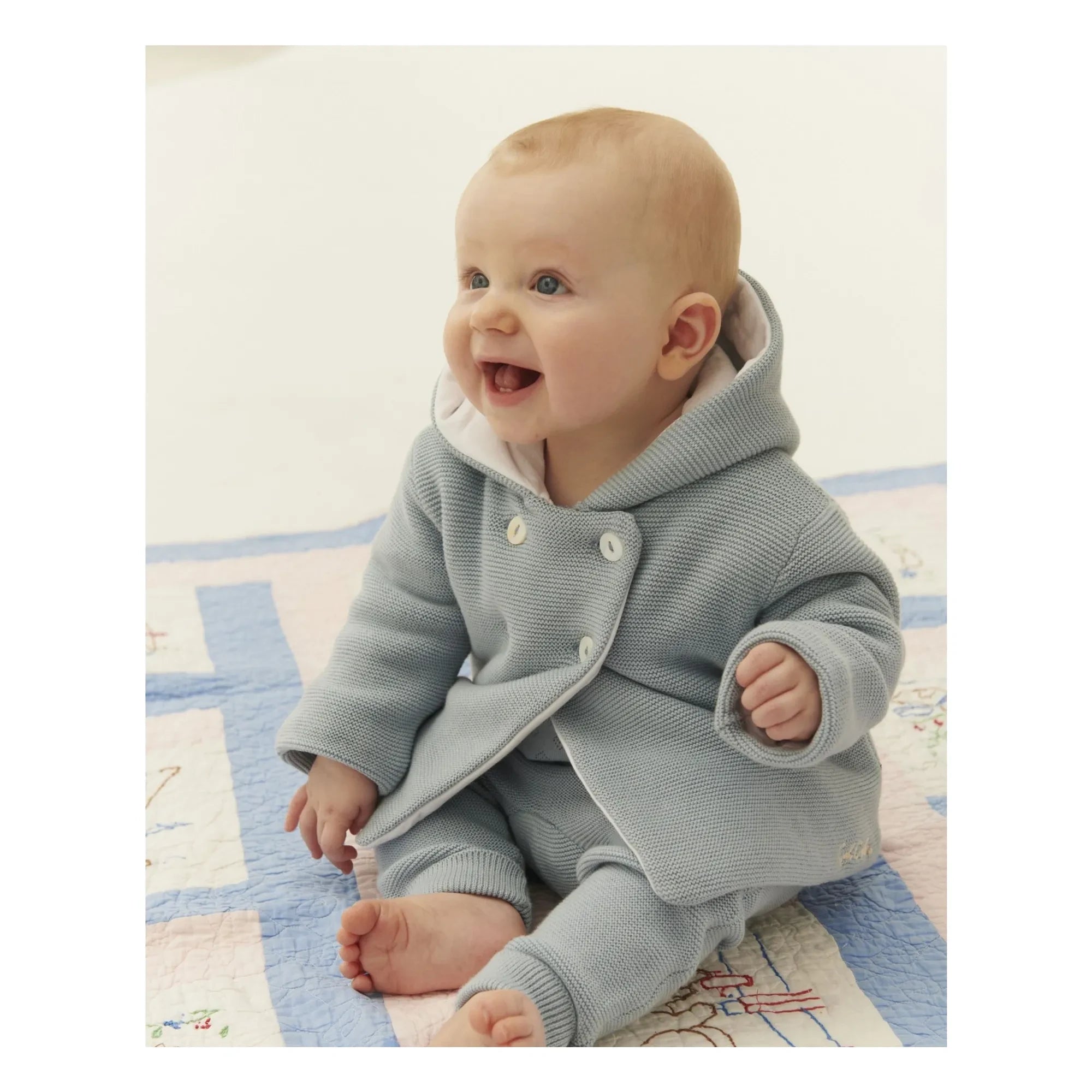 Copenhagen Colors - Organic Cotton Hooded Jacket | Light Blue