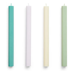 Hay - Hexagon Pastel Candles - Set of 4 | Pastel