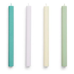 Hay - Hexagon Pastel Candles - Set of 4 | Pastel