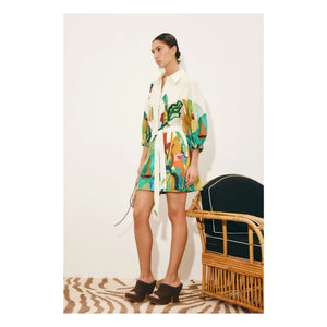 Alémais - Mokshini Linen Dress | Green