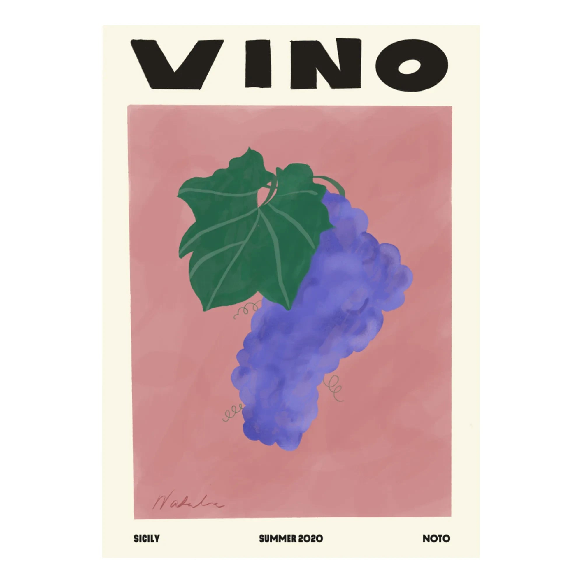 Natalia Bagniewska - Vino Poster