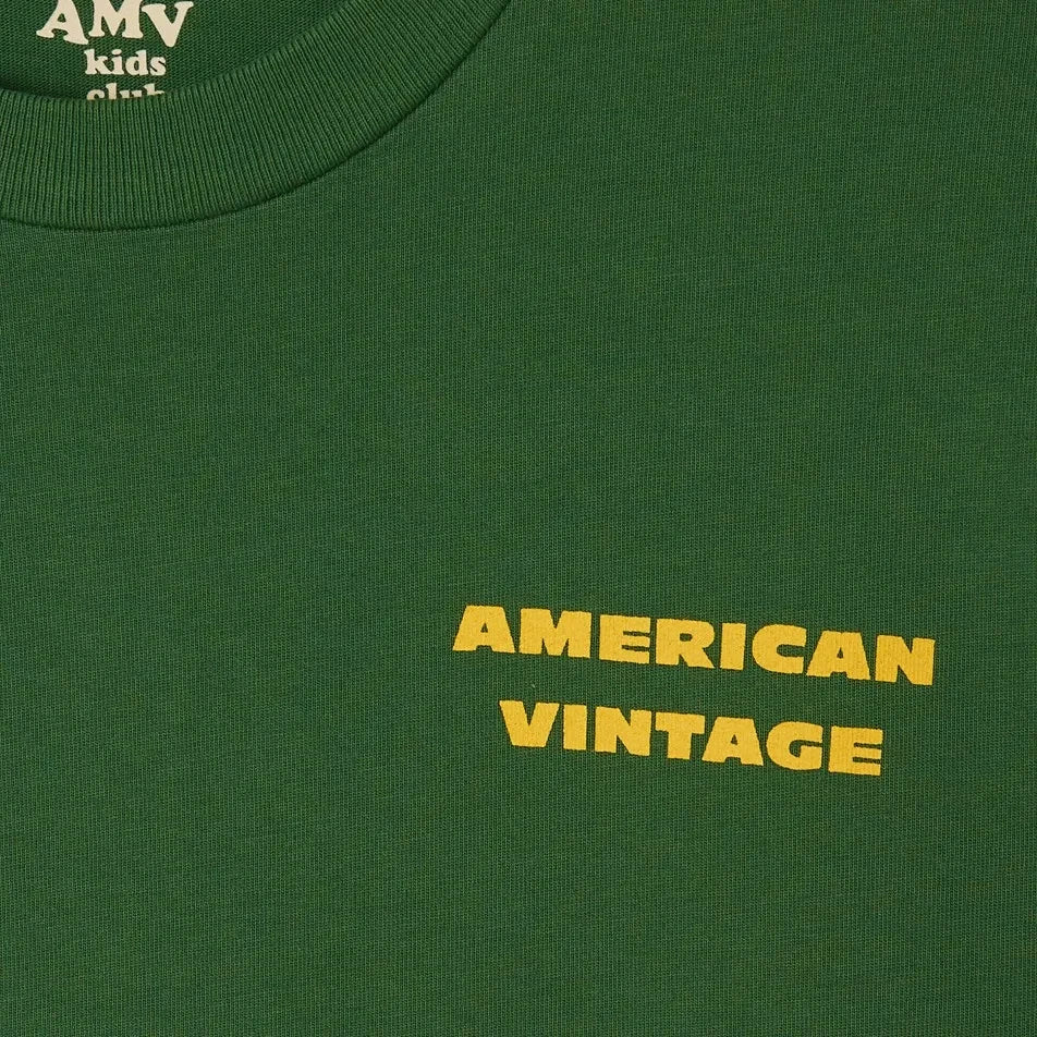American Vintage - Fizvalley Logo Long Sleeve T-Shirt | Green