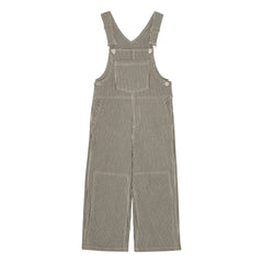 Brunobruno Nation - Harry Organic Cotton Striped Jumpsuit | Dark green