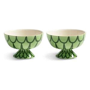 &Klevering - Sirène Bowls - 2-Piece Set | Green