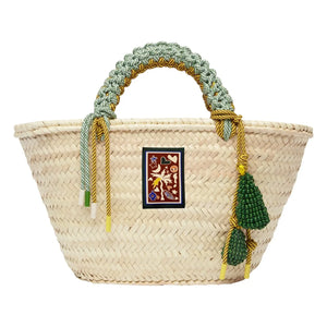 Alémais - Mini Macrame Basket | Beige