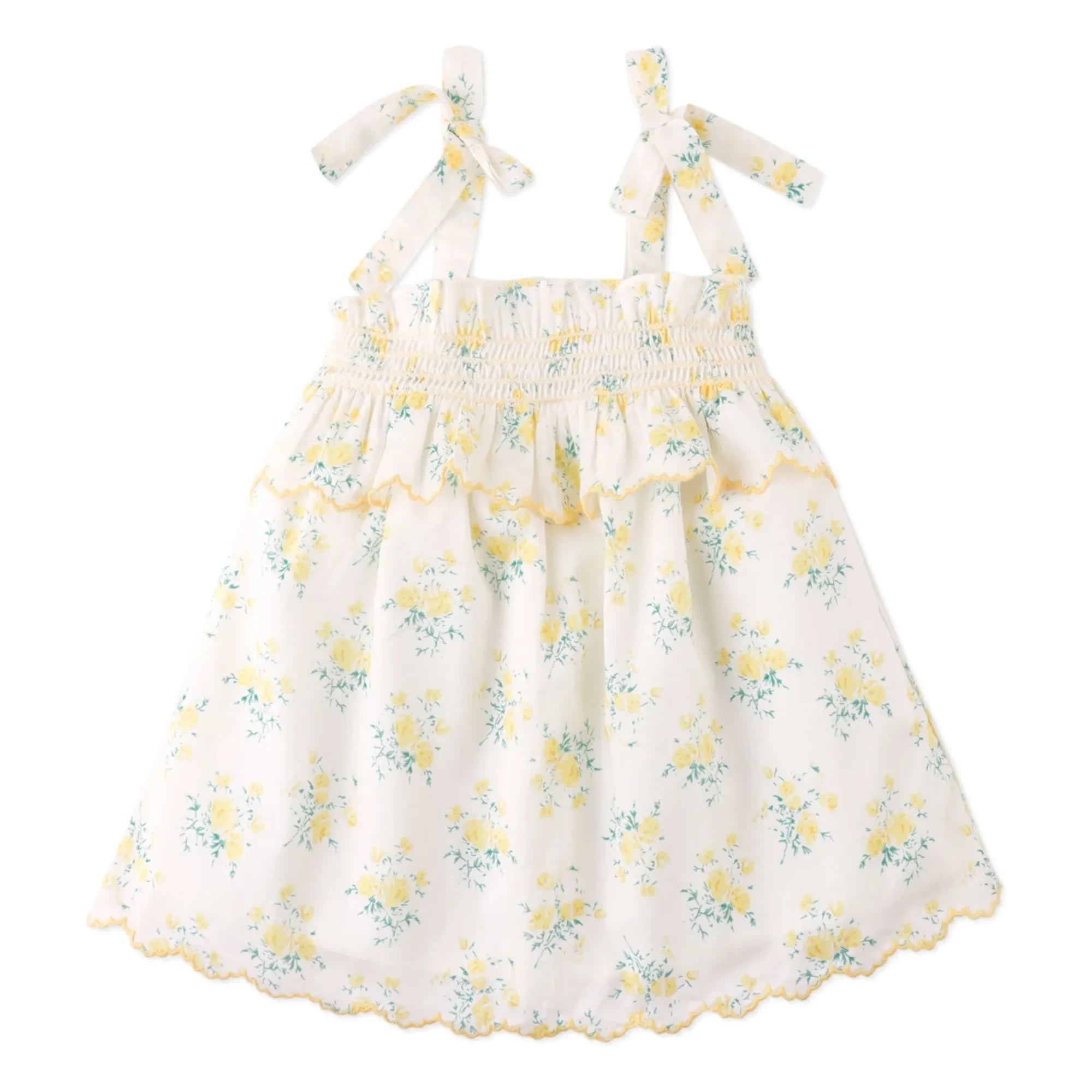 Gingersnaps - Katie Fleurie Baby Dress | White