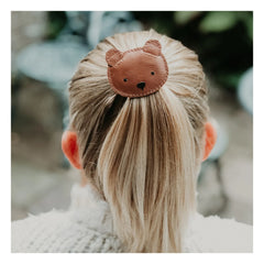 Donsje - Josy Bear Hair Clip | Cognac