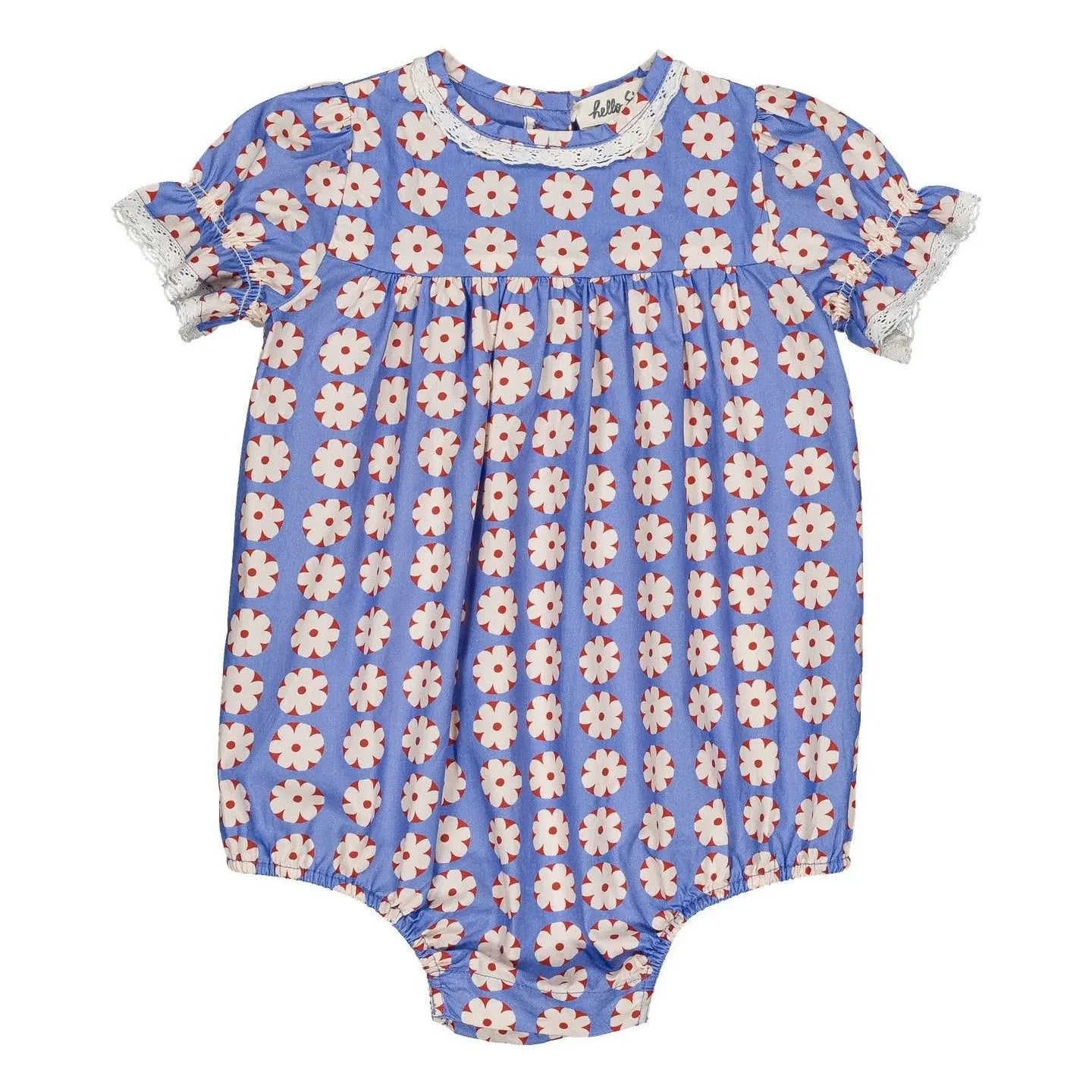 Hello Simone - Lucette Fleurie Romper | Blue