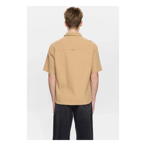 Anerkjendt - Akotto Seersucker Shirt | Beige