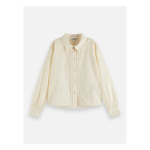 Scotch & Soda - Nakışlı Gömlek | Ekru