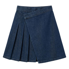 Finger in the Nose - Sterling Asymmetric Denim Skirt | Raw Denim