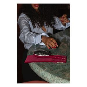 La Bonne Brosse - Brush L'Indispensable No 02 - Care and Knot Untangling | Cherry Red