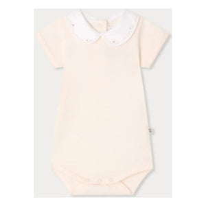 Bonpoint - Swan bodysuit in organic cotton | Powder pink