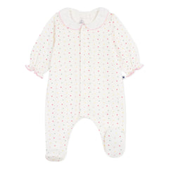 Petit Bateau - Pyjamas Dors Bien Hearts Tubique Organic Cotton | White