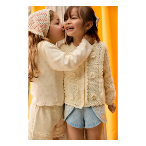 Louise Misha - Chai Ribbed Vest | Cream