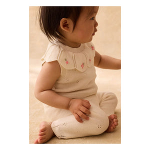 Louise Misha - Manou Knit Leggings | Cream