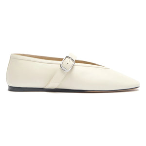 Le Monde Beryl - Stella Leather Ballerinas | Ivory