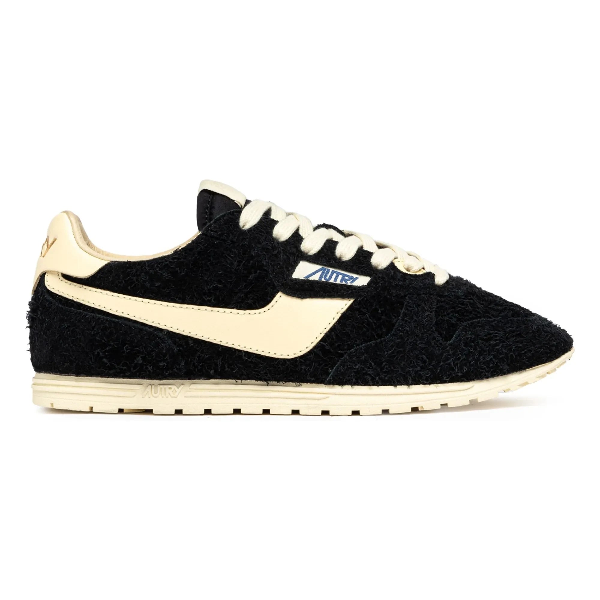Autry - Windspin Low Two-Tone Suede & Leather Sneakers | Black
