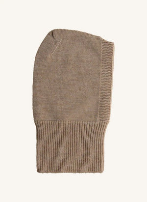 Hvid - Eddy Merino wool balaclava | Beige