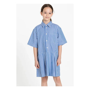 Finger in the Nose - Dakota Striped Dress | Blue