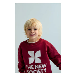 the new society - Sweat Logo | Burgundy