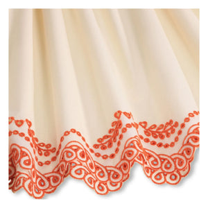 Molo - Clementine Organic Cotton Ruffled Dress | Off-White