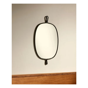 Maison Sarah Lavoine - Arpège Brushed Stainless Steel Mirror | Black