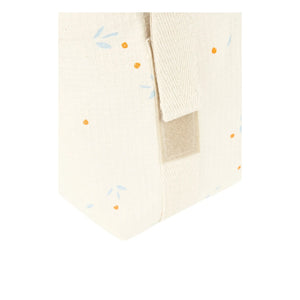 Nobodinoz - Baby Stroller Organizer Opera Orange Cherries | Beige