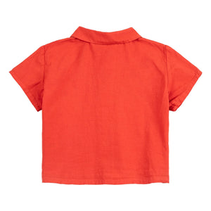 Bobo Choses - Organic cotton farm shirt | Red