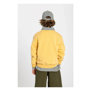 Hundred Pieces - Ryde Wax organik pamuklu sweatshirt | Hardal