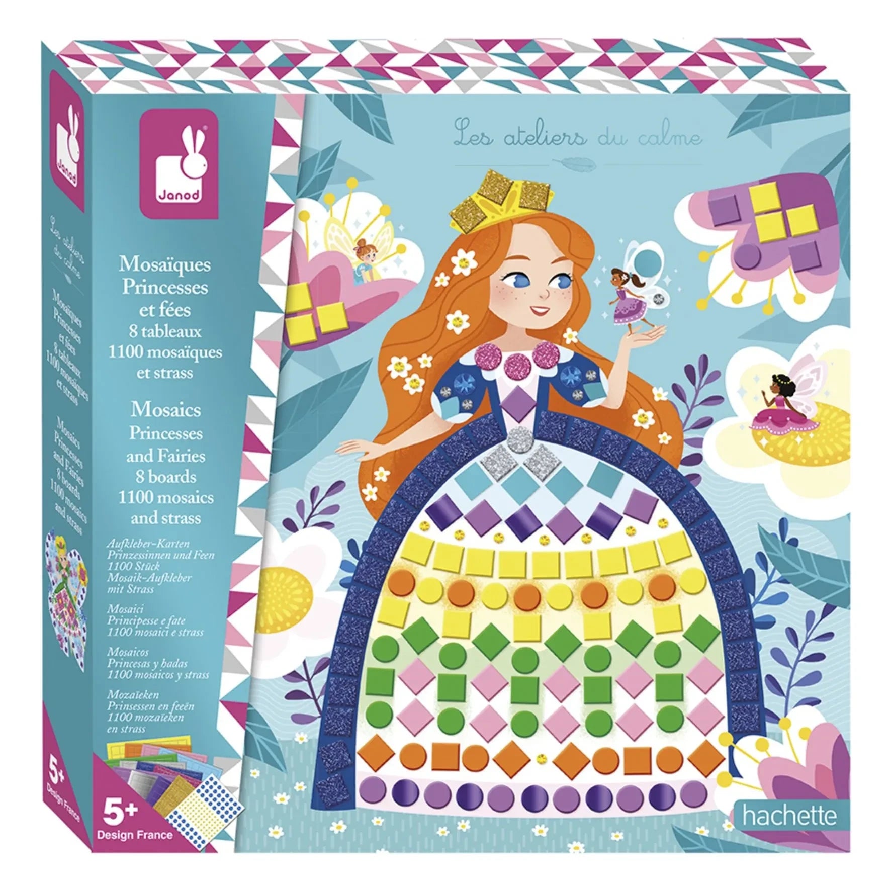 Janod - Princess Mosaics - Janod x Hachette