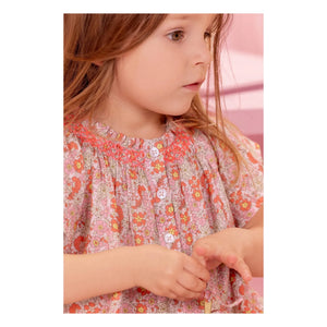 Bonton - Noisette Fleurie Smocked Dress | Pink