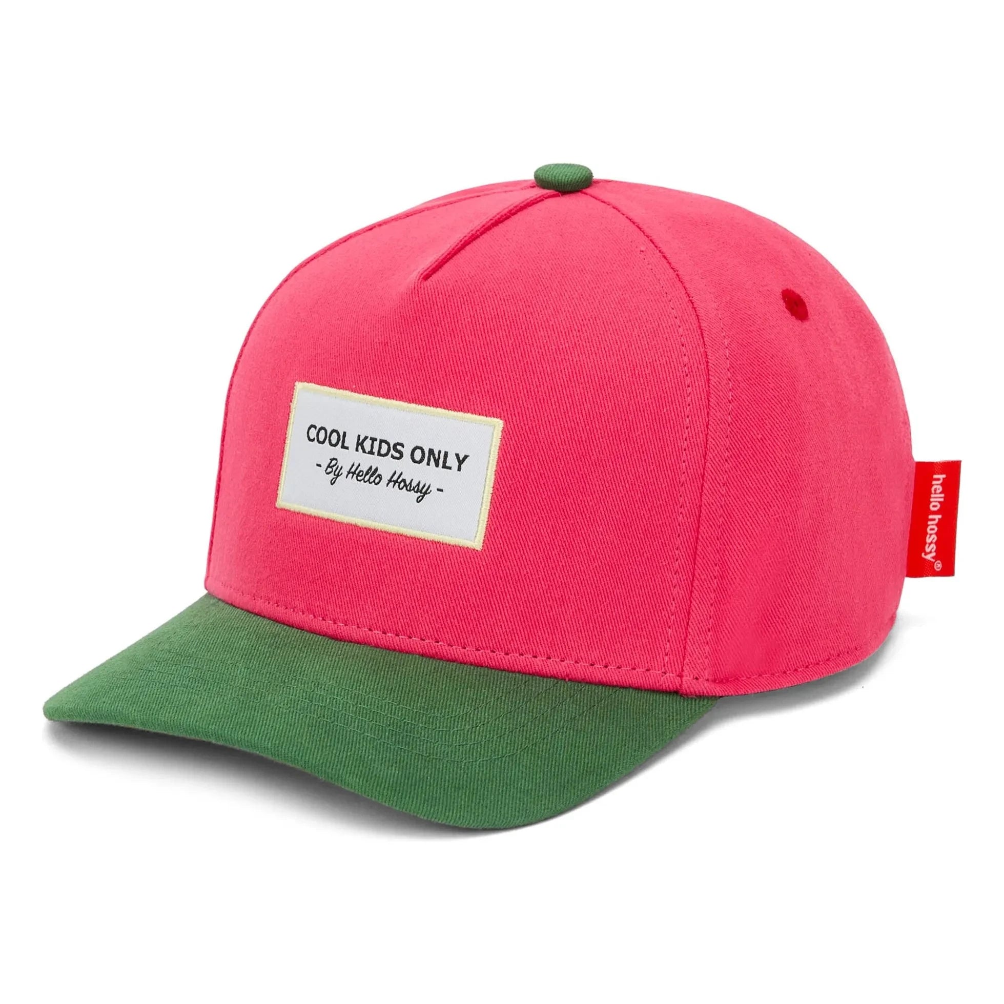 Hello Hossy - Organic Cotton Mini Curved Brim Hat | Fuchsia