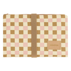 Nobodinoz - Hyde Park Mosaic travel changing mat | Pink