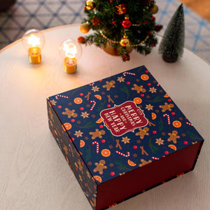 Legami - Medium Christmas Gift Box - Gingerbread - Retail Box
